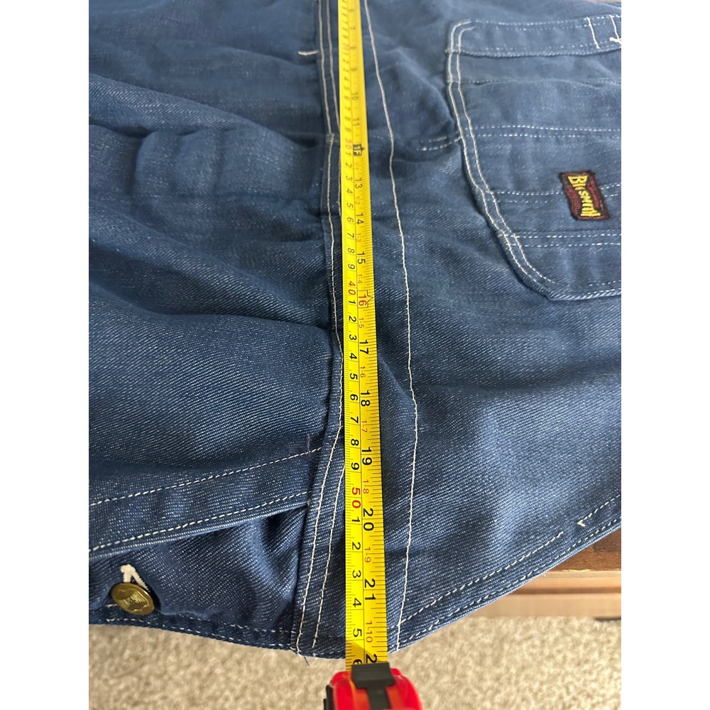 Vtg Big Smith Sanforized USA Made 1950s Denim Unlined Overalls Mens 44 x 30 - Picture 10 of 11
